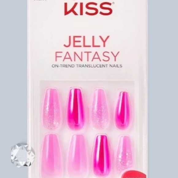 New KISS Jelly Fantasy On-trend Translucent Nails - Picture 2 of 5